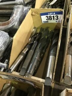 Lot of (6) Taper Shank Drill Bits