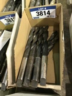 Lot of (6) Taper Shank Drill Bits