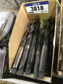 Lot of (6) Taper Shank Drill Bits