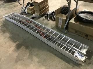 Lot of (2) 7' - 8"Aluminum Loading Ramps