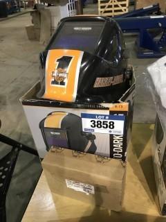 Harley Davidson Auto Darkening Welding Helmet w/ Auto Darkening Shade