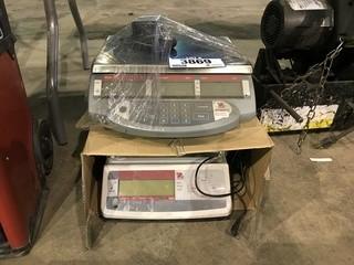 Lot of (2) OHAUS Digital Scales