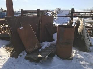 Lot of Asst. Plate, Checker Plate, Wire Mesh, etc.