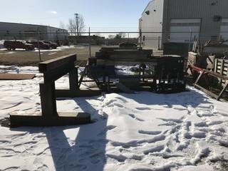 Lot of Approx. (20) Pipe Stands and Asst. Dunnage