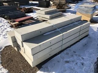 Lot of Asst. Concrete Blocks, EZ-Rect Racking, etc.