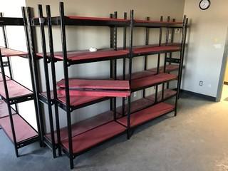 Lot of (15) Section of Parts Racking