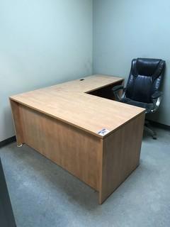 L-Shaped Desk w/ Task Chair