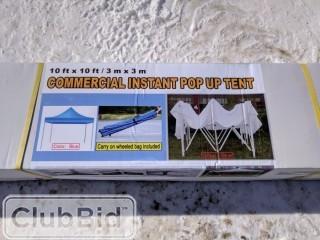 Unused 10'x10' Commercial Instant Pop Up Tent