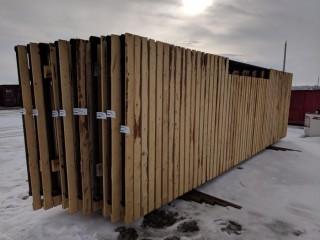 Qty of (4) 24' Freestanding Windbreaks