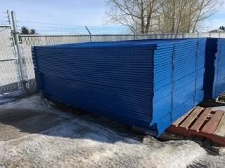 Qty of (40) Unused 10' x 6' Construction Fence Panels