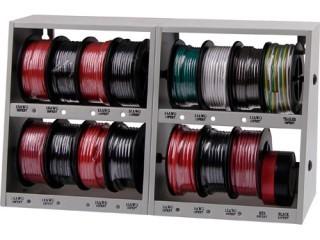 Power Fist 17pc Wall Mountable Wire Storage Case. 