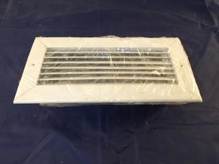 Qty of (5) 12"x 6"x 2 1/2" Commercial Register Vents in White 