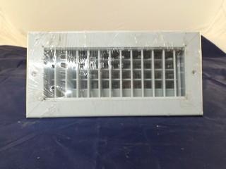 Qty of (2) 12"x 6" x 3 1/2" Commercial Register Vents in White 