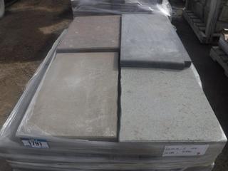 Pallet of Broadway 12" x 12" x 4" Charcoal Stone