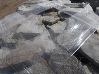 Pallet of 1" x 1 1/2" Sandstone Flagstone