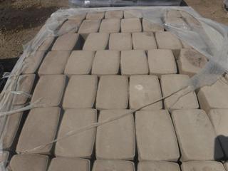 Pallet of 4 1/2" x 7" Desert Buff Cobble Stone