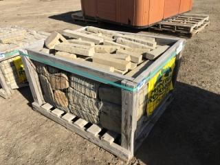 Pallet of Mussel Shell River Ledge Thin Veneer Flat Stone