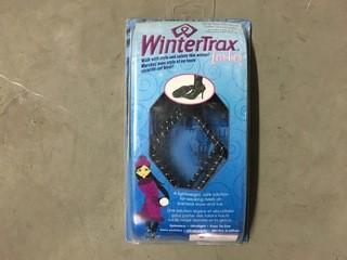 Qty of (3) Winter Trax for Her Spikeless Ultralight Easy-to-Use Shoe Covers for Women's Sizes 6-10