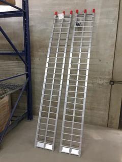 New 7' Aluminum Ramp 2 Pcs