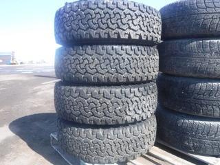 Qty of (4) BF Goodrich TA LT225/70R16 Tubeless Tires w/Rims