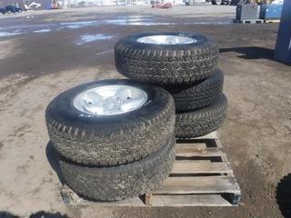 Qty of (5) Goodyear Wrangler Radial P235/75R15 Tires w/Rims