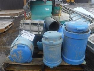 Lot of PVC Pipe, Seals & Fittings