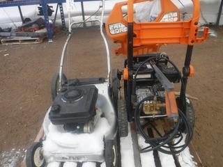 Lot of Craftsman Eager-One Lawnmower & Generac 212cc Pressure Washer - Condition Unknown