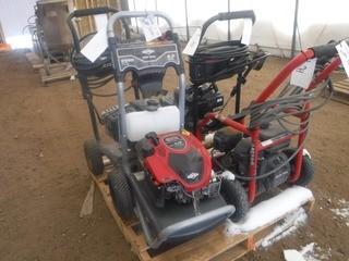 Lot of (2) Simoniz Pressure Washers, Homelite Pressure Washer, Briggs & Stratton Pressure Washer - Conditions Unknown