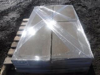 Pallet of 24" x 14.5" x 3" Flat Stones