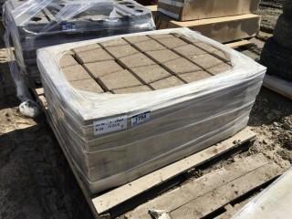 Pallet of Coping Desert Buff Stackstone