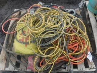 Lot of Extension Cords, Chain & Wire Strands