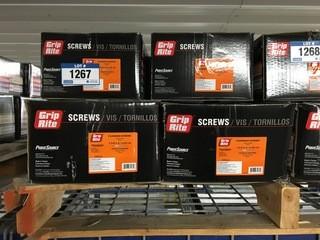 Pallet of (10) Cases #8 1 3/4 Flooring Screws (5000/Case)