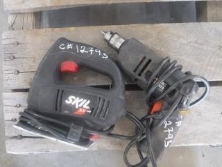 Lot of Skilsaw 3.2 Jigsaw And Black & Decker Drill