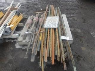 Lot of Assorted Pickets, Valves, Wrenches, Etc.