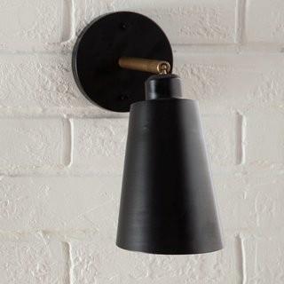 Langley Street Valmonte 1 Light Wall Sconce - Blk (LGLY2733)