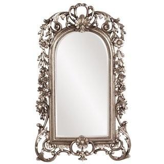 Astoria Grand Arch/Crowned top Antique Silver Wall Mirror (ATGD2445)