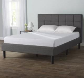 Zipcode Design Colby Upholstered Platform Bed - DK Grey - Queen (ZIPC6040-20036408)