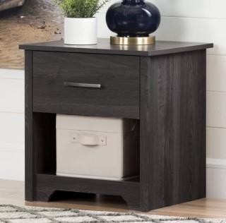 South Shore Fusion 1 Drawer Nightstand - Grey Oak  (TH3399_24429070)