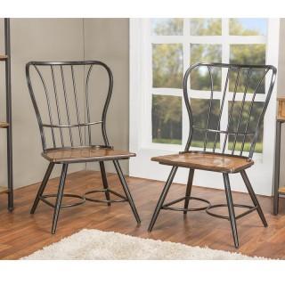 Wholesale Interiors Baxton Studio Side Chair - Black - Set of 2 (WHI6023_14518656)  