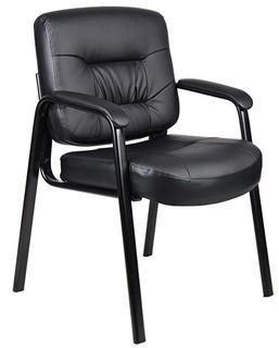 Boss Executive Mid Back Leatherplus Guest Chair B7509