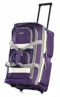 Olympia 8-Pocket Rolling Duffel Bag? - Purple