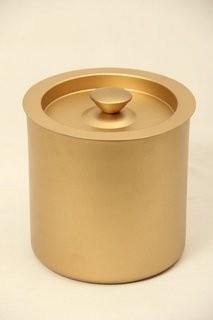 Oak Idea Imports Frost Ice Bucket & Shaker - Gold Color(QZYC1109)