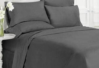 Charlton Home Fairbury 1800 Series Wrinkle Free Ultra-Soft Sheet Set - Full - Grey  (CHLH4593_18616682_18616696)