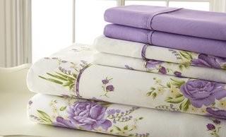 August Grove Hyacinthe Polyester Sheet Set - Queen - Floral (AGGR3494_21375523)