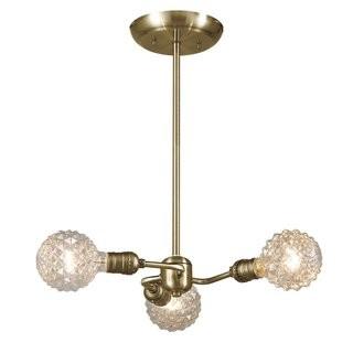 Novogratz x Globe Electric Varys 3-Light Mini Chandelier (GLEC1446)