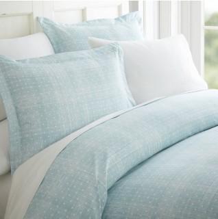 Varick Gallery Schnabel Duvet Set - Queen - Aqua (VKGL6983_20251119_20251123)