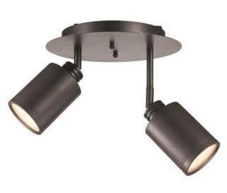 Trans Globe - W-931ROB - Rubbeb Bronze - 2 Light LED Fixture 