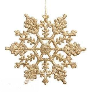 The Holiday Aisle Glitter Snowflake Christmas Ornament & Blue Asstd Ball Ornaments(HLDY1289_17699410)  