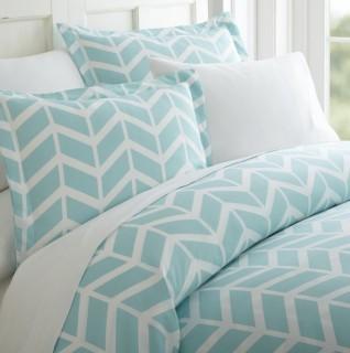 Zipcode Design Charlotta Duvet Cover Set - King - Aqua (ZPCD3075_22824942_22824943)