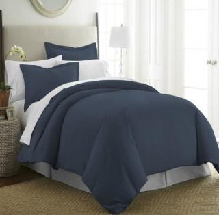 Wrought Studio Hartl Duvet Cover Set - Twin - Navy(VARK3633_26128408_26128403)